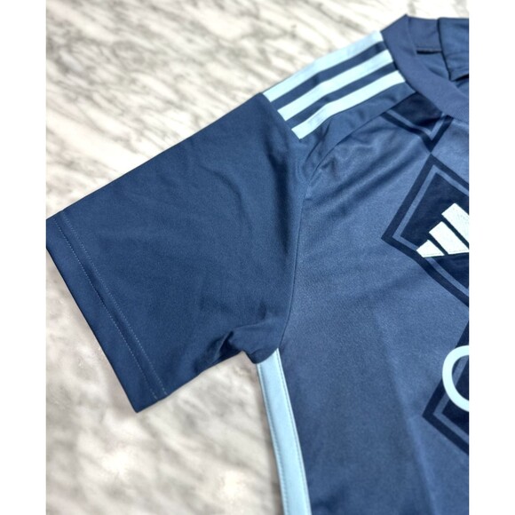 Adidas MLS Sporting Kansas City SC 2024 Soccer Jersey Women's Small futbol NEW - Picture 4 of 9